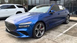 Kawah Blue 2024 Genesis G70 Sport Prestige 33T [upl. by Viola]