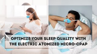 Electric Atomized MicroCPap  Portable Electric Anti Snoring Devices Smart Mask Anti Snoring Device [upl. by Ripley]