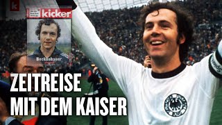 Der Kaiser und der kicker Im Aufzug mit Franz Beckenbauer und legendäre WutInterviews [upl. by Lower]