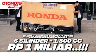 Unboxing Motor Rp 1 Miliar 6 Silinder Honda Gold Wing Tour DCT l First Impression l GridOto [upl. by Adali758]