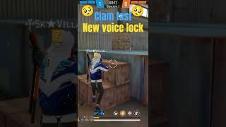 New voice lock 🥺freefire shourts funnyclips video [upl. by Sybila]