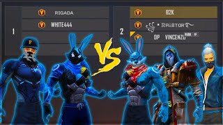 VINCENZO B2K RAISTAR VS WHITE 444 RIGADA  2VS3 MOST DANGEROUS GAMEPLAY EVER [upl. by Stefa]