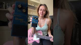 Trying the Boss BD2 Blues Driver Pedal [upl. by Fayre998]