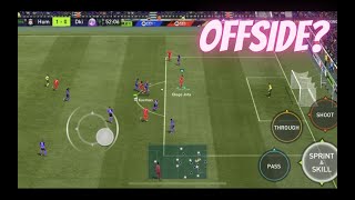 How you beat offside trap in Fifa Mobile  Fifa Mobile Game Play [upl. by Cappella153]