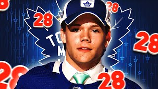 With The 28th Overall Pick The Maple Leafs Select [upl. by Araccot860]