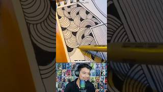 HOW TO MAKE ABSTRACT ART shorts art drawing shortsfeed [upl. by Dorrej]