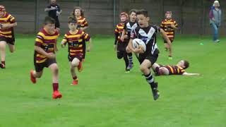 Harry Knight Saddleworth Rangers rugby league under 10s 2018 [upl. by Idnek]