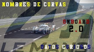 24h Le Mans  LMP1  Vuelta rapida  Nombres de curvas  Datos curiosos  Onboard [upl. by Wendelin]