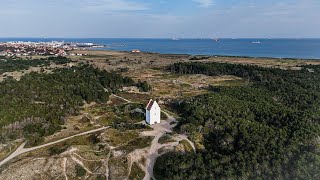 Den tilsandede kirke Sankt Laurentii Kirke Middelalderlig Gotisk Kirke Skagen Skagerak [upl. by Arst]