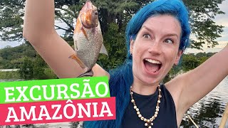 VIAGEM PARA AMAZÔNIA Excursão e Pescaria de piranha no rio Amazonas [upl. by Ogdan974]