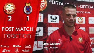 Luke Wilson Post Match Interview  Dungannon Swifts  130924 [upl. by Child]