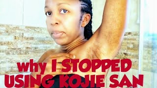 why I STOPPED USING KOJIE SAN  KOJIC ACID SOAP  SKIN LIGHTENING SOAP  CAKE SOAP  Sacha Bloom [upl. by Ahsieni]