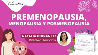 PREmenopausia PERImenopausia menopausia y POSmenopausia 👩⏸️ ¿En qué se diferencian [upl. by Denae]