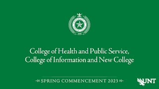 HPS Info New College  UNT Commencement Spring 2023 [upl. by Alitha547]