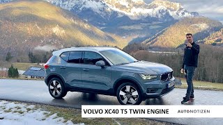 Volvo XC40 T5 Twin Engine 2020 SUV mit PluginHybrid im Review Test Fahrbericht [upl. by Ahsikat]