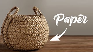 PAPER BASKETS DiY [upl. by Halford498]