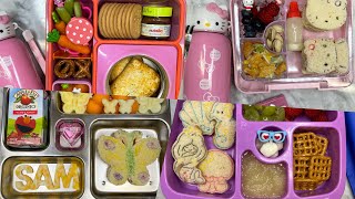 Lunch box compilations Todas las loncheras de la semana de Samantha schoollunch [upl. by Ancel]