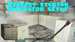 Building the perfect starter incubation room Ark survival ascended [upl. by Eikcor]