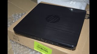 HP USB External DVDRW Drive Unboxing [upl. by Onfroi]