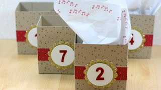 Adventskalender selber basteln Schnell und einfach DIY [upl. by Einotna210]