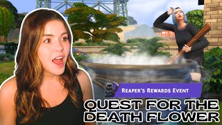 Reaper Rewards Week 4 The Toughest Quest Yet 🌹🔮 The Death Flower Hunt in The Sims 4 [upl. by Bearnard]