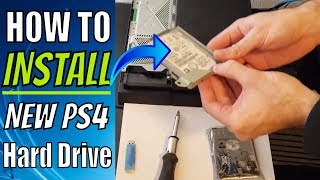 How to install NEW PS4 Hard Drive 500GB to 2 TB Upgrade Tutorial 2019 [upl. by Littman614]