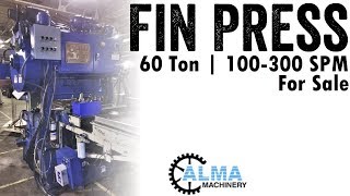 Oak Fin Press • 60 Ton Press for Sale [upl. by Jonie]