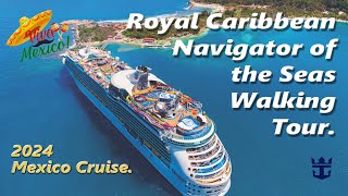 Navigator of the Seas Full Walking Tour [upl. by Jenkel775]