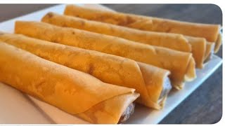 Kip Loempias Vietnamese Lumpia receptchicken spring rolls recipe [upl. by Llerryt663]