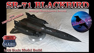 Building the Revell 148 Scale SR71 Blackbird Strategic Reconnaissance Aircraft [upl. by Mehsah]