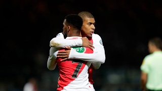 Chambly 45 AS Monaco  les buts de Mbappé Lemar Glik AS MONACO [upl. by Enialahs]