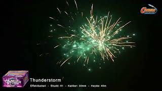 Thunderstorm 81S Cosmos Fireworks TTO Production Fyrverkeri Norge [upl. by Thay]