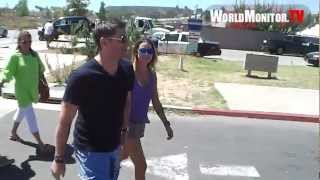 Jensen Ackles and wife Danneel Harris in great spirits leaving Malibu Chili cook off 2012 [upl. by Nathanael]