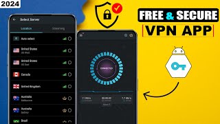 🌏Best Free VPN For Android In 2024  🔐Secure VPN  Safer Internet [upl. by Blankenship]