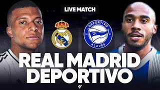 🔴 REAL MADRID  ALAVES LIVE  🏆MBAPPE x VINI ENFIN PRETS  🚨LA SAISON DU REAL ENFIN LANCEE   LIGA [upl. by Audly]