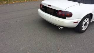 1990 Mazda Miata Magnaflow CatBack exhaust sound [upl. by Eiuqram]