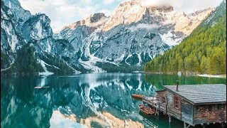 Discover the Breathtaking Beauty of Lake BraiesLake Of Braies In Pragser Wildsee Bolzano Italy 🇮🇹 [upl. by Rubi]