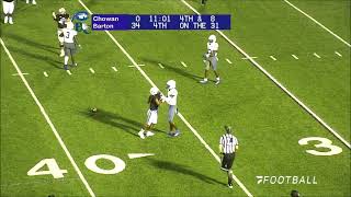 College Football Chowan at Barton Highlights 83123 [upl. by Islek]