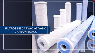 Filtro de Carvão Ativado Carbon Block é na Indfiltros [upl. by Adnoma]