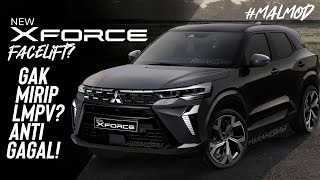 MITSUBISHI XFORCE FACELIFT 2025  GAK MIRIP XPANDER LAGI  Virtual Modification MALMOD Xforce [upl. by Eesac]