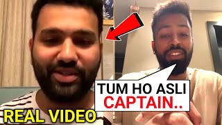 Rohit Sharma amp Hardik Pandya Shocking Video Call After Hardik Becoming MI Captain  IPL 2024 Auction [upl. by Morril]