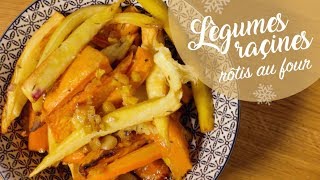 Joyeux Noël en Veganie  Légumes Racines rôtis au four [upl. by Sunev]