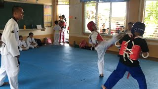 Taekwondo sparring Jack Soledadfriendly matchpractice game [upl. by Meave]