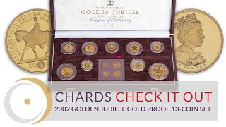 2002 Golden Jubilee Gold Proof 13Coin Set [upl. by Ahsaya]