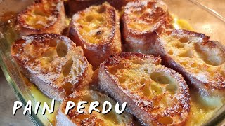 Recette de pain perdu facile La recette de pain perdu à la maison [upl. by Purse511]