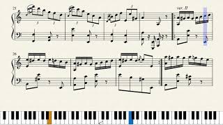 Paganini  Caprice No24  Piano  By Your Piano Scores [upl. by Warila874]