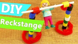 Playmobil DIY Spielplatz Idee  Reckstange selber machen  DIY Playmobil selber machen [upl. by Shanly264]