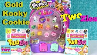 Shopkins Swapkins amp Twozies Blind Bag Golden Kooky Cookie Opening  PSToyReviews [upl. by Petromilli]