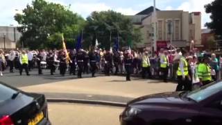 CRFB  Loughinidland Massacre parade Coatbridge [upl. by Ynnej]