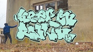 keep on Rollin 2  ROLL UP at LOST PLACE  Neujahrsspritz  GRAFFITI Vlog 053 [upl. by Tamas]